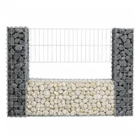 Estexo Gabionenwand Steinkorb 140 × 20 × 100 cm