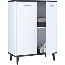 VCM Kommode Landos 60 x 81,4 x 28 cm grau