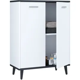 VCM Kommode Landos 60 x 81,4 x 28 cm grau