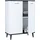 VCM Kommode Landos 60 x 81,4 x 28 cm grau