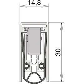 ATHMER Türdichtung Schall-Ex L-15/30 WS 958 mm