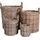 House Nordic Caor Aufbewahrungskorb 50 x 50 x 50 cm Braun