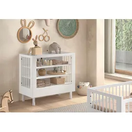 58 aufm Kessel WICKELREGAL Keeley Buche Weiß Holz Babyregal Komfort Stabil Modern