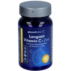 Gesund Leben Langzeit Vitamin C + Zink Depot 60 St