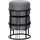 [en.casa] Hocker Tas 38 x 38 x 38 cm Dunkelgrau