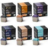 Tchibo Qbo Probierset Caffè & Espresso Around the World Premium Kaffeekapseln 48