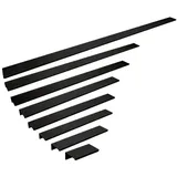 SO-TECH® Möbelgriff SEARL schwarz eloxiert gebürstet, Aluminium (1-St), Länge 380 mm schwarz Länge 380 mm | 38 cm x 2 cm