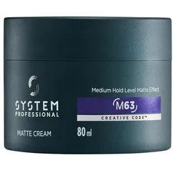 System Professional M63 System Man Matte Haarcreme für Männer 80 ml