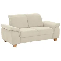 Home Affaire 2-Sitzer HOME AFFAIRE "Dalia", beige (creme), B:173cm T:96cm, Luxus-Microfaser Florence (100% Polyester);Luxus-Microfaser weich (90% Polyester, 10% Polyamid);Webstoff (100% Polyester), Sofas, mit Federkernpolsterung, wahlweise auch mit