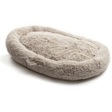 InnovaGoods Tierbett Hundebett -XXL Kuschelbett für Tier und Mensch,Maße ca.:190x140x25cm beige