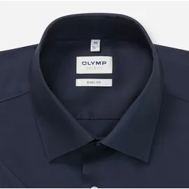 Olymp Kurzarmhemd Blau 44