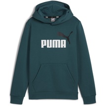 Puma Ess+ 2 Col Big Logo Kapuzenpullover Cold Green 5-6 Jahre