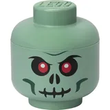 LEGO Storage Head small - Green Skeleton