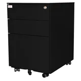 Jet-Line Rollcontainer in schwarz Rollschrank Bürocontainer