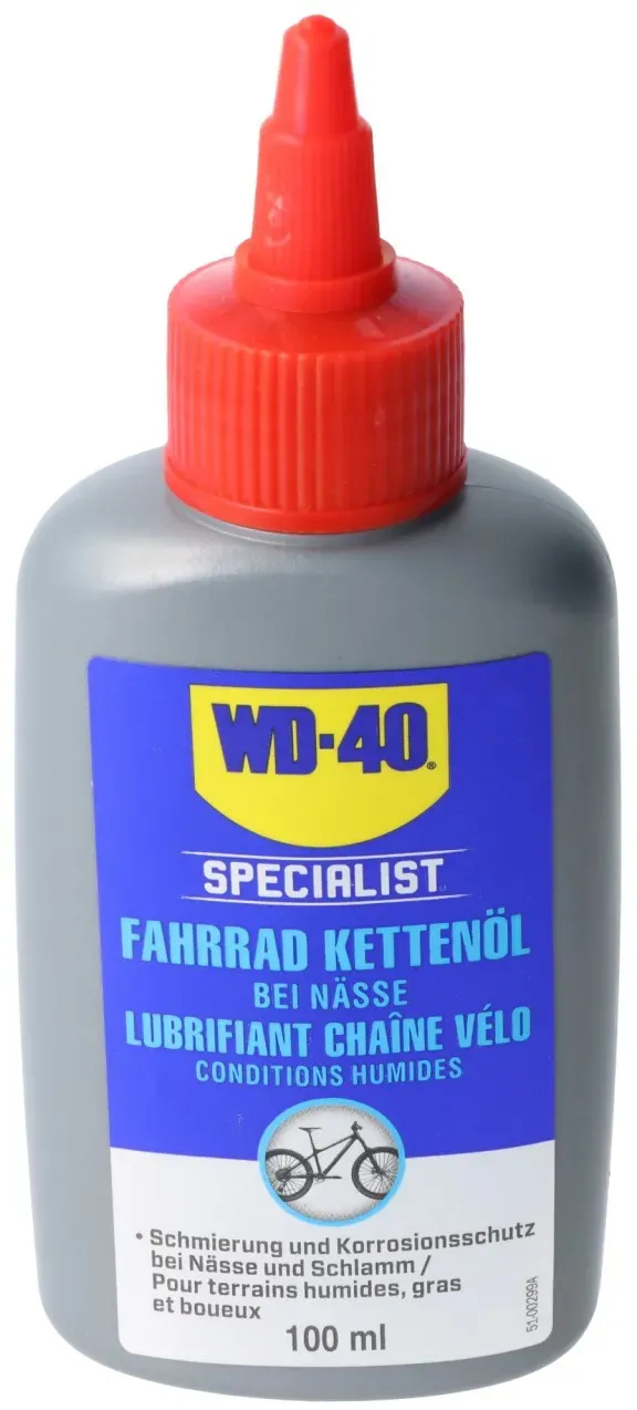 WD-40 BIKE Kettenöl, Fahrradketten Öl für feuchte Bedinungen, WD-40 WET, Korrosionsschutz bei Nässe und Schlamm