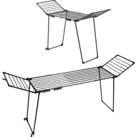 BRUNBESTE Teleskop Balkon Wäschetrockner XXL 2 Flügel 27m BRUNBESTE