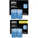 Bundle of Braun 3-in-1 ShaverCare Reinigungskartuschen, Scherkopfreiniger, 6er Pack + Braun 3-in-1 ShaverCare Reinigungskartuschen, Scherkopfreiniger, 8er Pack