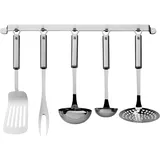 WMF Profi Plus Schaumlöffel-Set, 6-teilig, Cromargan Edelstahl