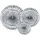 Partydeco Papier Rosetten Deko 23-40cm 3er Set