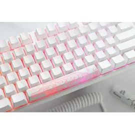 Ducky One 3 Pure White PBT, LEDs RGB, MX SPEED RGB Silver, USB, US (DKON2108ST-PUSPDPWWWSC1)
