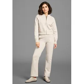 Ocean Sportswear Freizeitanzug OCEAN SPORTSWEAR, Damen, Gr. 40, beige, angeraute Sweatware, Obermaterial: 60% Baumwolle, 40% Polyester. Bündchen: 95% Baumwolle, 5% Elasthan.