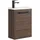 Badplaats Waschbeckenunterschrank Florence 40 x 50 x 22 cm Walnuss/Weiß