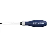 tecwerk Schraubendreher Gr.PH 2 Klingen-L.100mm 3K-Griff 6KT Kl./Ans.