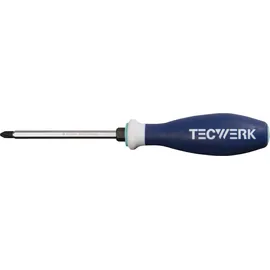 tecwerk Schraubendreher Gr.PH 2 Klingen-L.100mm 3K-Griff 6KT Kl./Ans.