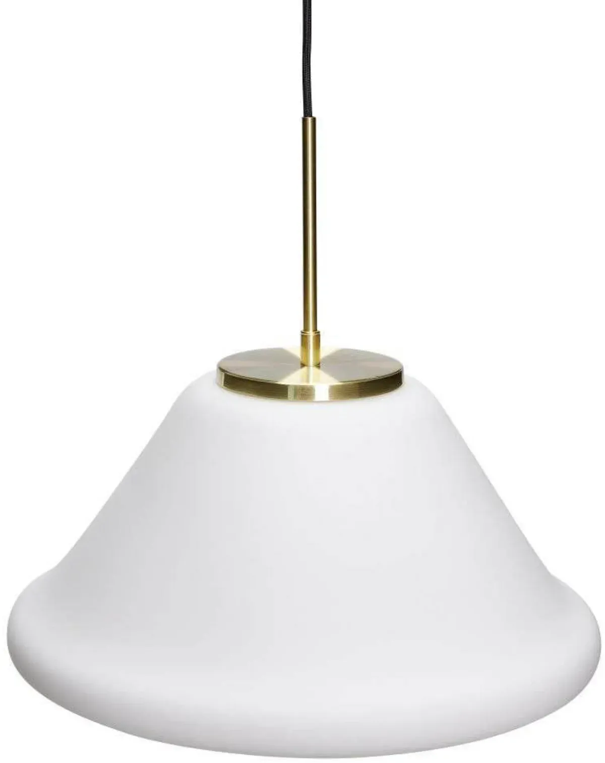 Pendelleuchte Hübsch, Weiß, für Wohnzimmer, Glas - 38