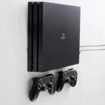 Floating Grip Wandhalterung PS4Pro 2xController schwarz