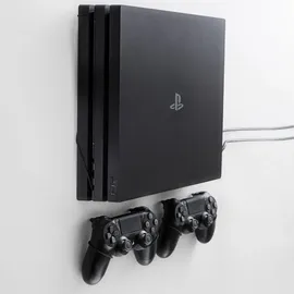 Floating Grip Wandhalterung PS4Pro 2xController schwarz