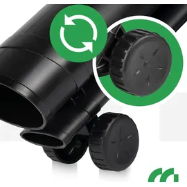 Maltec Laubbläser Laubsauger mit Schredder 3500 W