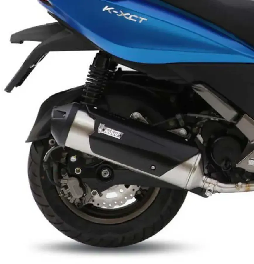Mivv Urban Kymco K-xct 300 2012-16 C.ky.0017.k Homologiertes Vollliniensystem - Stainless Steel - Homologated