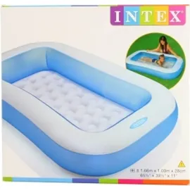 Intex Rechteckiger Baby-Pool 166 x 100 x 28 cm (57403)