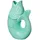 Giftcompany Gift Company 75887 Monsieur Carafon - Karaffe/Blumenvase - Fischform - Steingut - Mint Cream - L