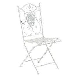 CLP Sibell Gartenstuhl 42 x 49 x 91,5 cm antik-weiß 2er Set