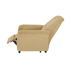 Polstermöbel Oelsa Fernsehsessel Sarah Flachgewebe 91 x 103 x 97 cm Orange elektrisch