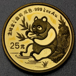 Goldmünze 1/4oz Panda 1991 (China)