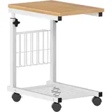 LuxusKollektion Beistelltisch Laptoptisch Beistelltisch höhenverstellbar Rollen PC Notebook