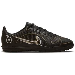 NIKE Kinder Fussball-Hartplatzschuhe JR VAPOR 14, BLACK/METALLIC GOLD-METALLIC S, 33