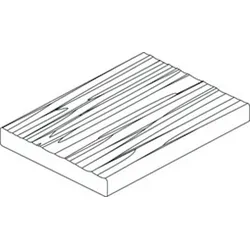 OSMO Terrasse Douglasie grau 27x143, 300cm Oberseite geschroppt