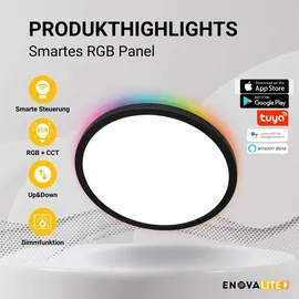 enovalite LED-Panel 18W RGB ø290