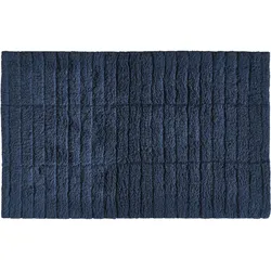 Tiles Badezimmer-Teppich marineblau