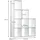 Vicco Raumteiler 103,5 x 144 x 29 cm Weiß