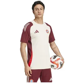 adidas Fc Bayern Munich 24/25 Eu Training Kurzarm-t-shirt - Linen / Shadow Red - M