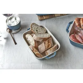 Staub Ceramique Ofenformenset, 3-tlg, rechteckig, Antik-Türkis,