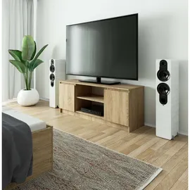 Akord TV-Schrank 140 cm 140 x 55 x 40 cm Sonoma-Eiche Spanplatte
