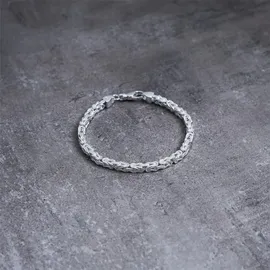JEWLIX Königsarmband Silber 4,5 mm KA0045 Größe 23 cm