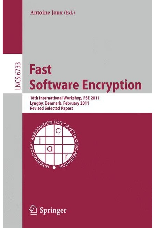 Fast Software Encryption  Kartoniert (TB)