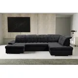 werk2 Wohnlandschaft »Kordula-New U-Form«, Sofa in U-Form mit Schlaffunktion & Bettkasten, Schlafcouch